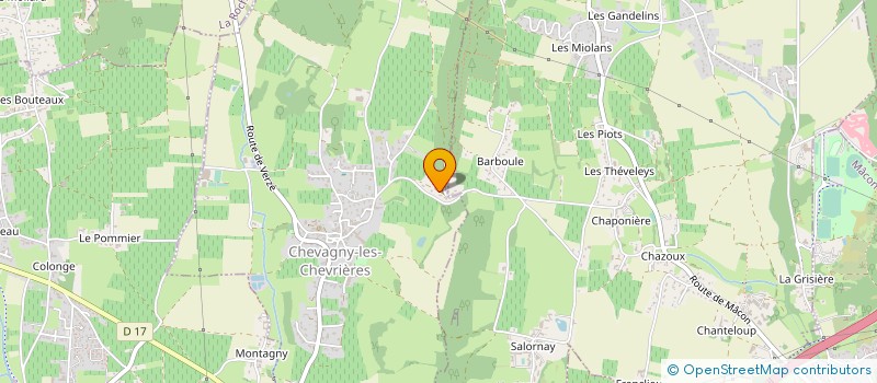 localisation de l'entreprise MONSIEUR VINCENT PENIN  CHEVAGNY-LES-CHEVRIERES