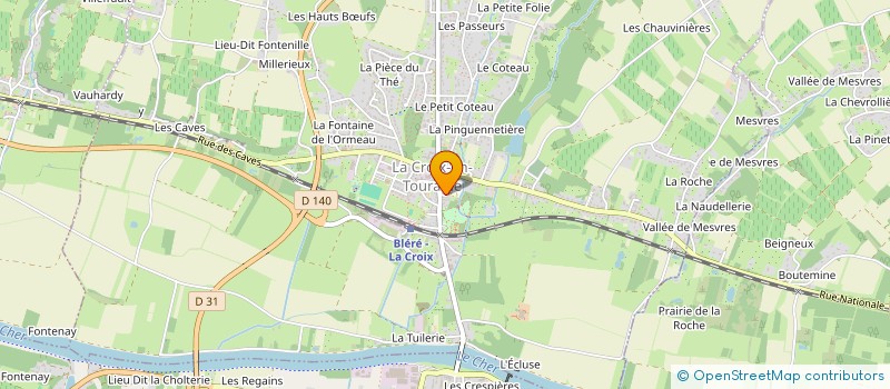 localisation de l'entreprise MONSIEUR VINCENT PERCEVAULT à LA CROIX-EN-TOURAINE