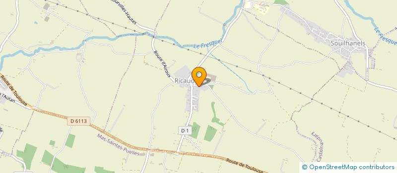 localisation de l'entreprise MONSIEUR VINCENT PEREZ  RICAUD