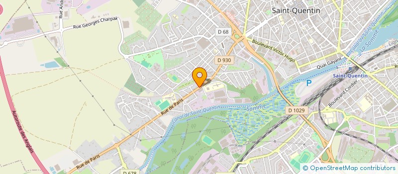 localisation de l'entreprise MONSIEUR VINCENT PEREZ à SAINT-QUENTIN