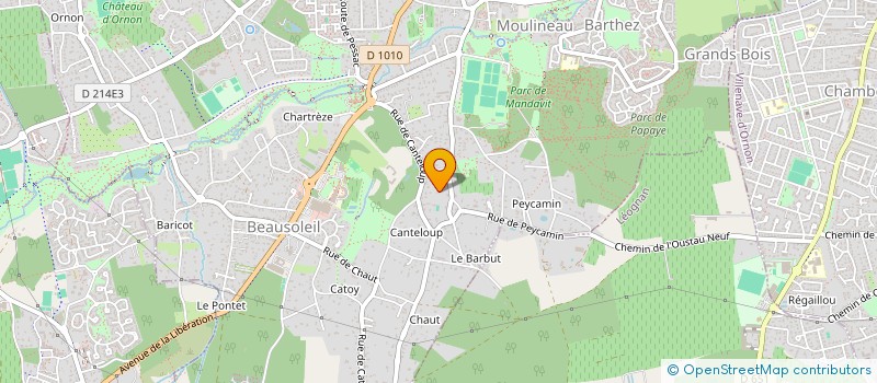 localisation de l'entreprise MONSIEUR VINCENT PEREZ-LOPEZ  GRADIGNAN