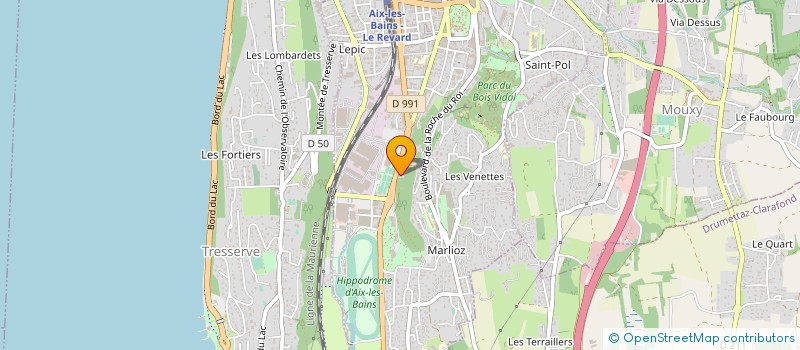 localisation de l'entreprise MONSIEUR VINCENT PERRICONE à AIX-LES-BAINS