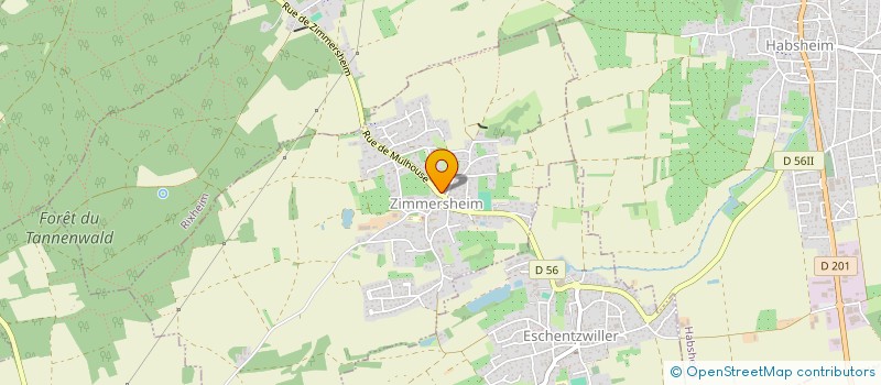 localisation de l'entreprise MONSIEUR VINCENT PERRIERE  ESCHENTZWILLER