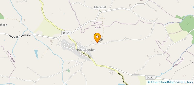 localisation de l'entreprise MONSIEUR VINCENT PERRIN  PUYCASQUIER