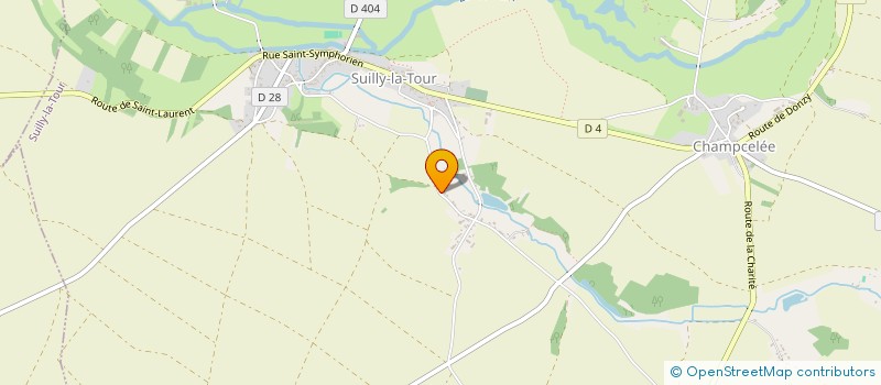 localisation de l'entreprise MONSIEUR VINCENT PERRIN  SUILLY-LA-TOUR