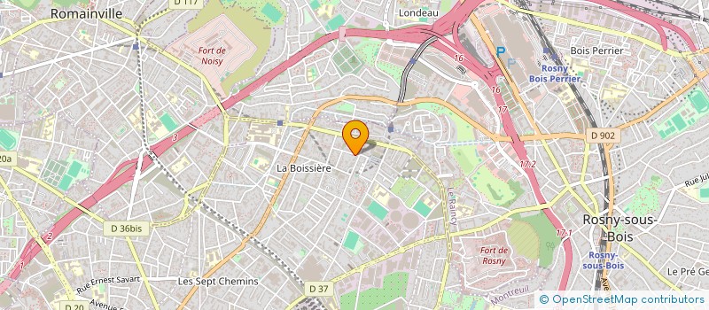 localisation de l'entreprise MONSIEUR VINCENT PERROZZI à MONTREUIL