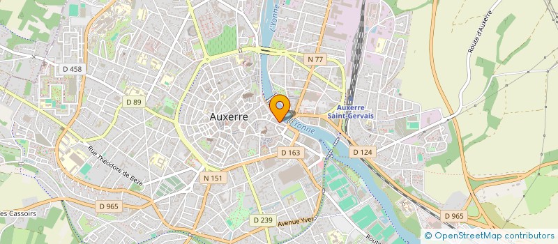 localisation de l'entreprise MONSIEUR VINCENT PES  AUXERRE