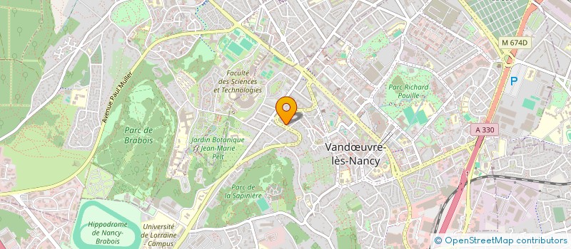 localisation de l'entreprise MONSIEUR VINCENT PETEAU  VANDUVRE-LES-NANCY