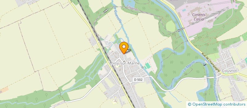 localisation de l'entreprise MONSIEUR VINCENT PETILLOT  LOISY-SUR-MARNE