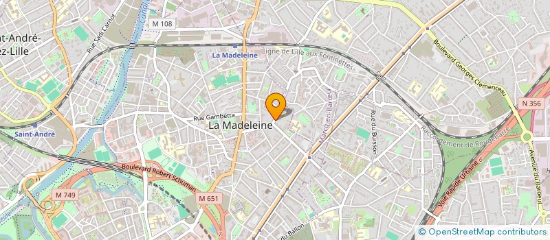 localisation de l'entreprise MONSIEUR VINCENT PETIT à LA MADELEINE