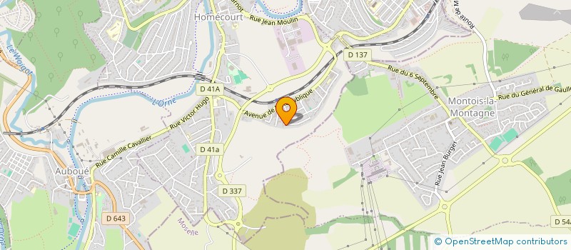 localisation de l'entreprise MONSIEUR VINCENT PETIT à HOMECOURT