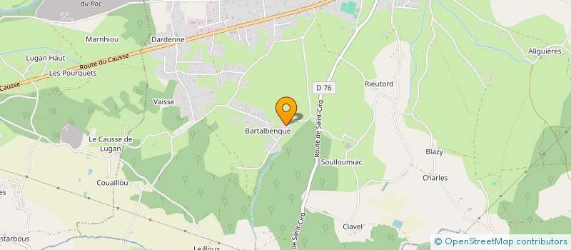 localisation de l'entreprise MONSIEUR VINCENT PETIT  SEPTFONDS