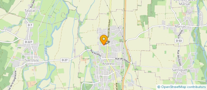 localisation de l'entreprise MONSIEUR VINCENT PETTIGIANI  ANDREST