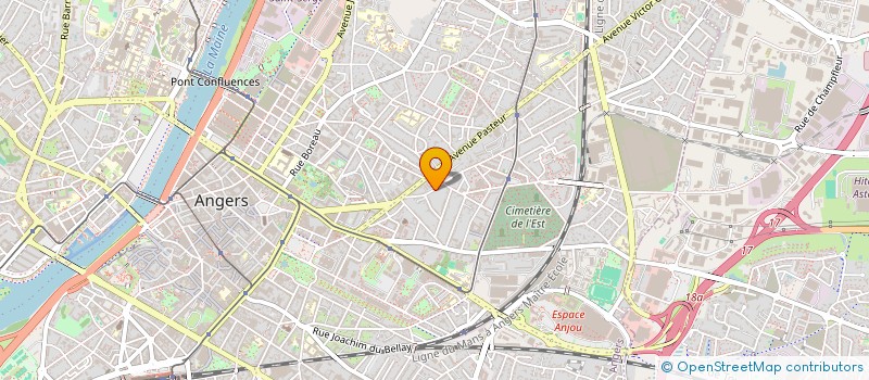 localisation de l'entreprise MONSIEUR VINCENT PEUCH à ANGERS