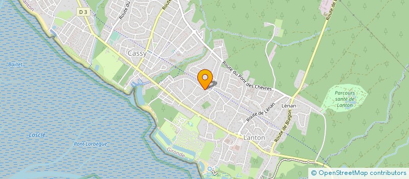 localisation de l'entreprise MONSIEUR VINCENT PEYRAC  LANTON