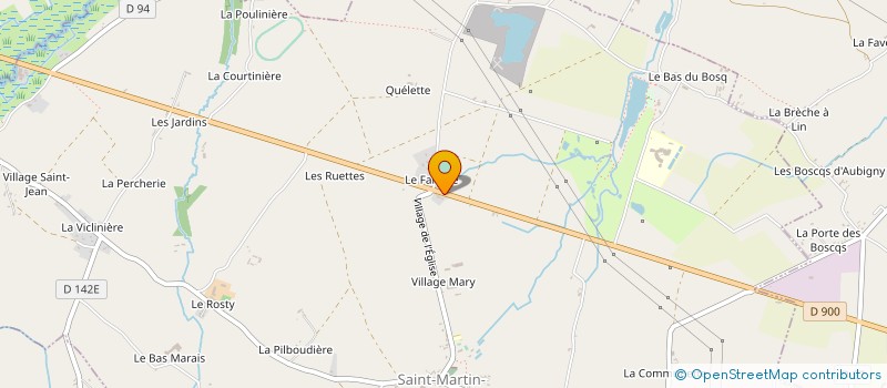 localisation de l'entreprise MONSIEUR VINCENT PEZERIL  SAINT-MARTIN-D'AUBIGNY