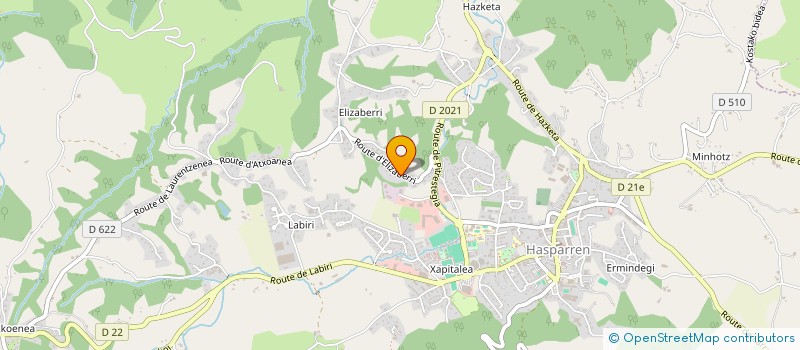 localisation de l'entreprise MONSIEUR VINCENT PEZOINBOURE à HASPARREN