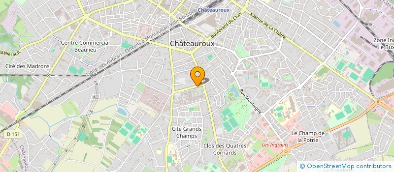 localisation de l'entreprise MONSIEUR VINCENT PHILIPPE à CHATEAUROUX