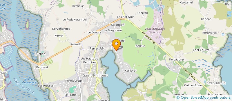 localisation de l'entreprise MONSIEUR VINCENT PHILIPPE  SAINT-PHILIBERT