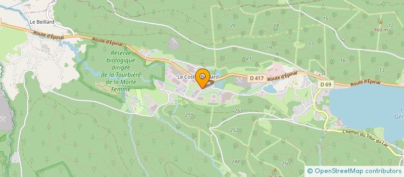 localisation de l'entreprise MONSIEUR VINCENT PICARD  GERARDMER