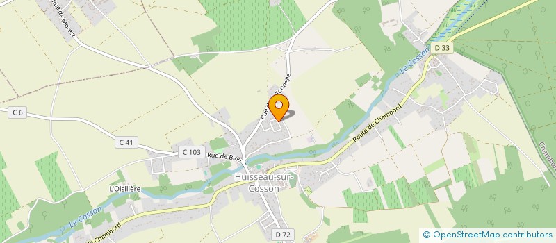 localisation de l'entreprise MONSIEUR VINCENT PICARD à HUISSEAU-SUR-COSSON