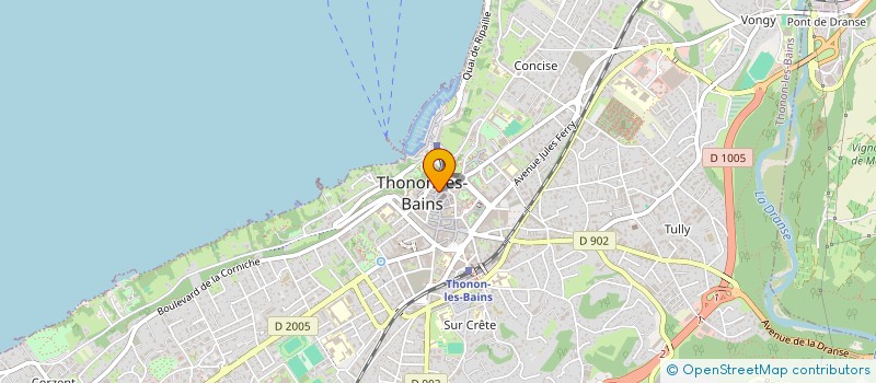 localisation de l'entreprise MONSIEUR VINCENT PICCOT à THONON-LES-BAINS