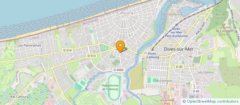 localisation de l'entreprise MONSIEUR VINCENT PIEPLU  CABOURG