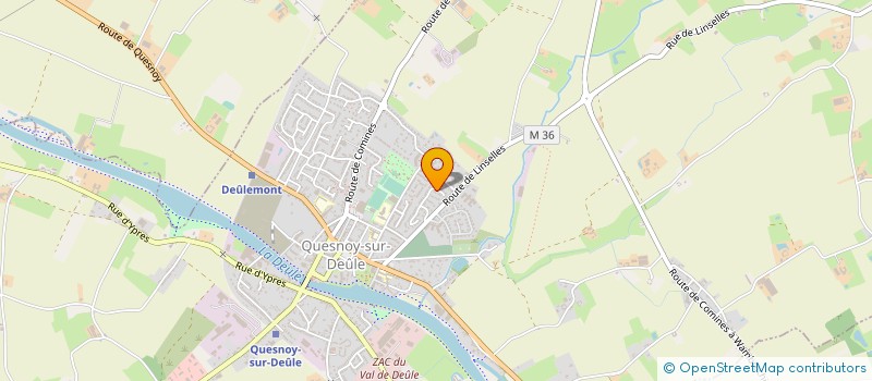 localisation de l'entreprise MONSIEUR VINCENT PIERRET à QUESNOY-SUR-DEULE