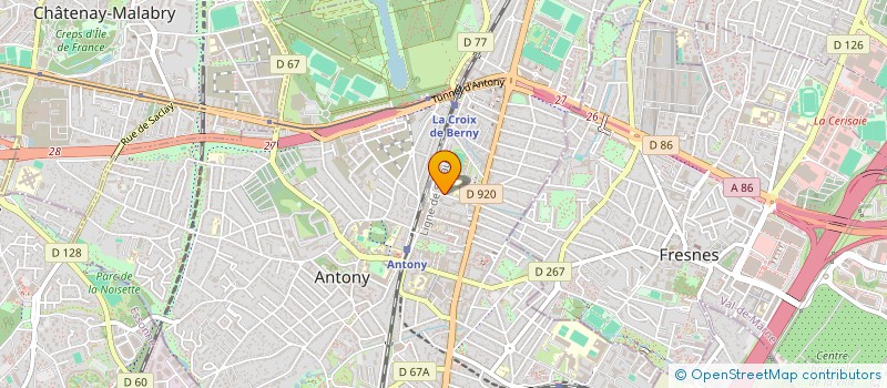 localisation de l'entreprise MONSIEUR VINCENT PIGEYRE à ANTONY