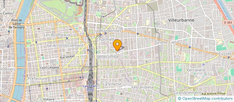 localisation de l'entreprise MONSIEUR VINCENT PIGNIER  VILLEURBANNE