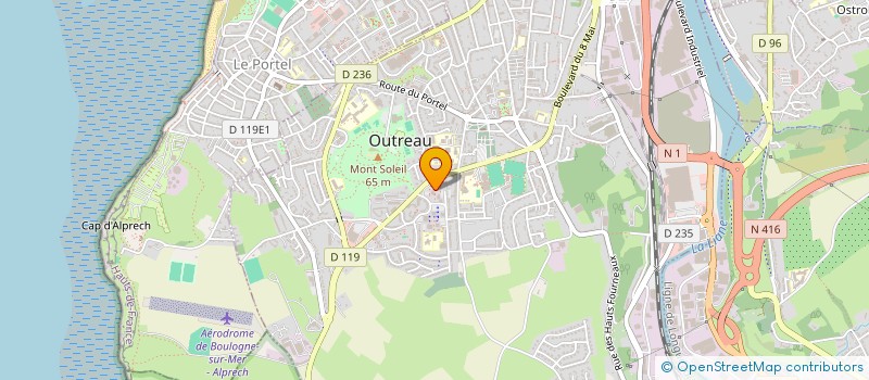 localisation de l'entreprise MONSIEUR VINCENT PIHEN  OUTREAU