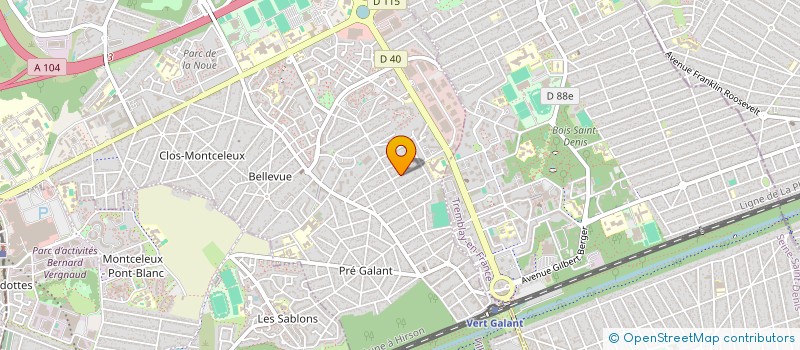 localisation de l'entreprise MONSIEUR VINCENT PIMENTA  VILLEPINTE