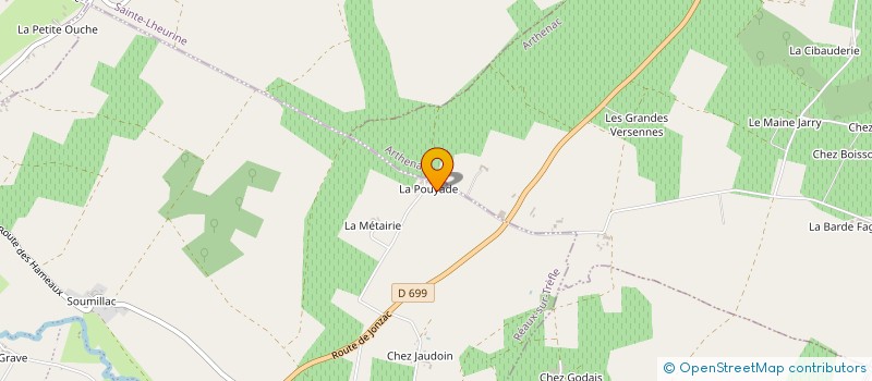 localisation de l'entreprise MONSIEUR VINCENT PINAUD  REAUX SUR TREFLE