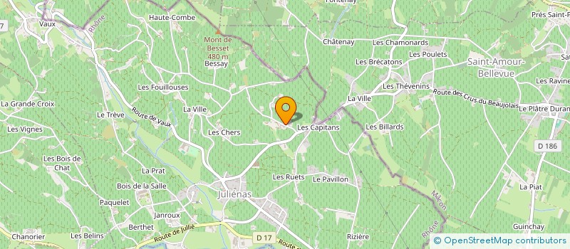 localisation de l'entreprise MONSIEUR VINCENT PIQUAND  JULIENAS