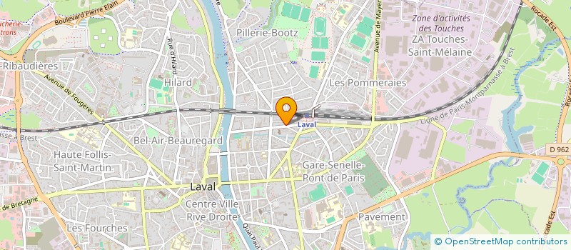 localisation de l'entreprise MONSIEUR VINCENT PIRAULT à LAVAL