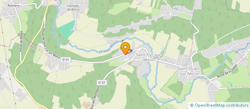 localisation de l'entreprise MONSIEUR VINCENT PIROU  SAINT-CYR-SUR-MORIN
