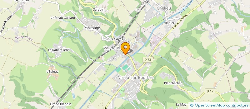 localisation de l'entreprise MONSIEUR VINCENT PITHON  VAL-DE-VIRIEU