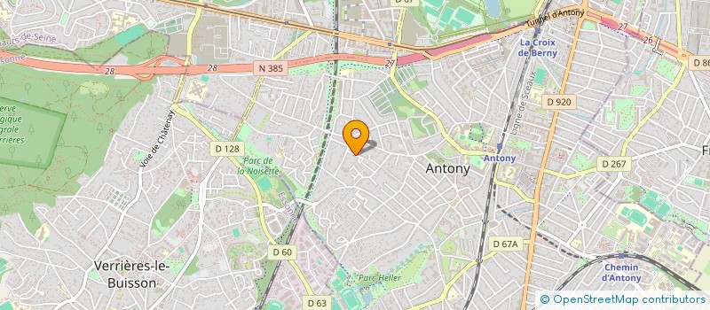 localisation de l'entreprise MONSIEUR VINCENT PITON à ANTONY