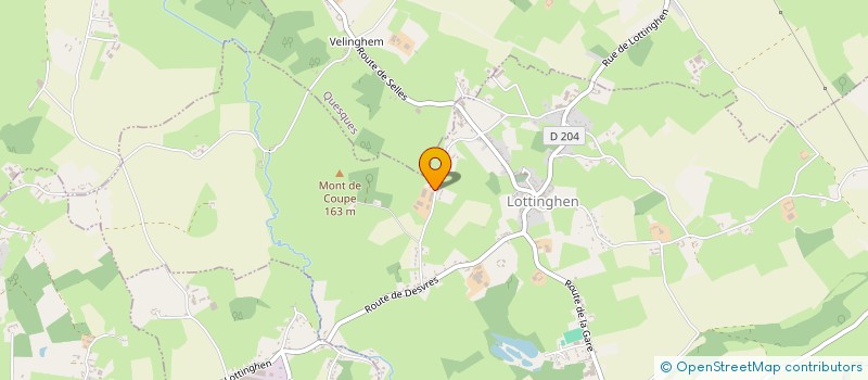 localisation de l'entreprise MONSIEUR VINCENT PLANQUE  LOTTINGHEN