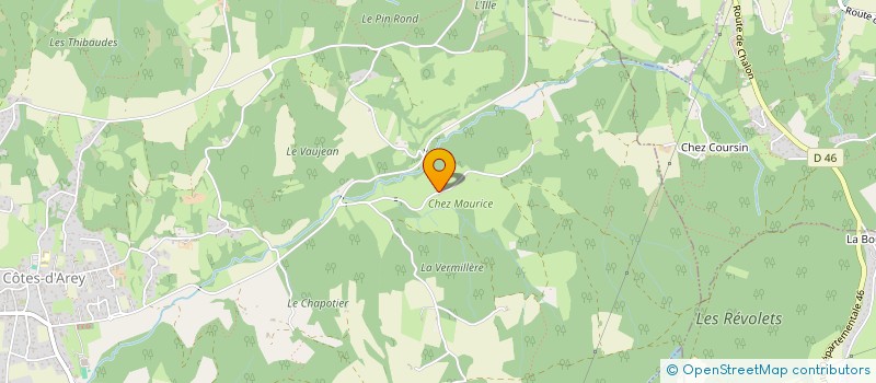 localisation de l'entreprise MONSIEUR VINCENT PLANTIER  LES COTES-D'AREY