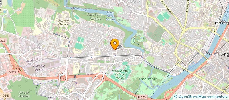 localisation de l'entreprise MONSIEUR VINCENT PLENET  ANGERS