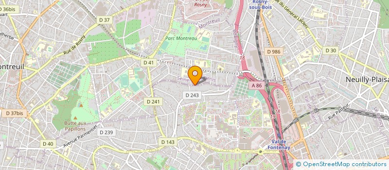 localisation de l'entreprise MONSIEUR VINCENT PLETIKOS à MONTREUIL