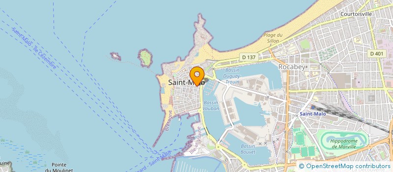localisation de l'entreprise MONSIEUR VINCENT POCHON à SAINT-MALO
