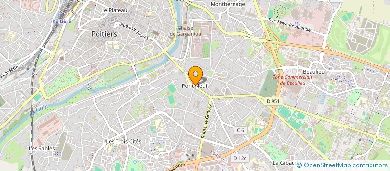 localisation de l'entreprise MONSIEUR VINCENT POIATTI  POITIERS