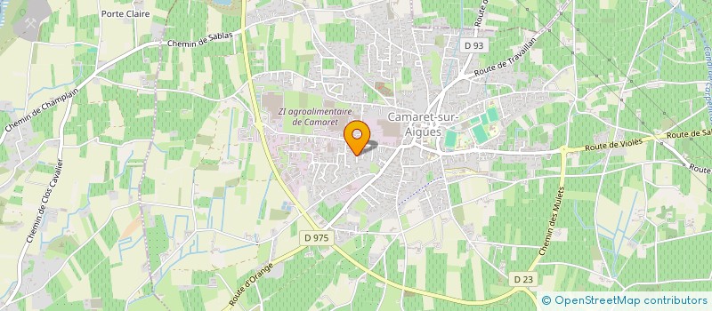 localisation de l'entreprise MONSIEUR VINCENT POINT  CAMARET-SUR-AIGUES