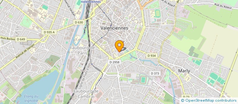 localisation de l'entreprise MONSIEUR VINCENT POIRETTE  VALENCIENNES