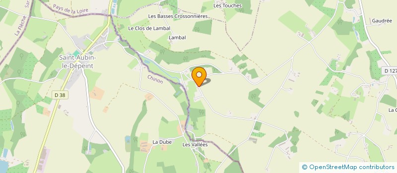 localisation de l'entreprise MONSIEUR VINCENT POIRIER  SAINT PIERRE DE CHEVILLE