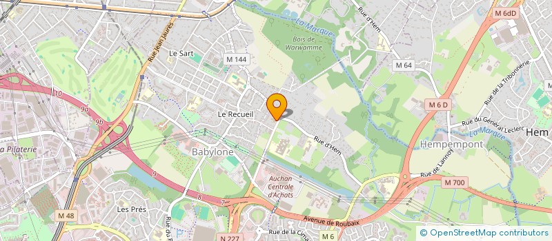 localisation de l'entreprise MONSIEUR VINCENT POIRRIER  VILLENEUVE-D'ASCQ