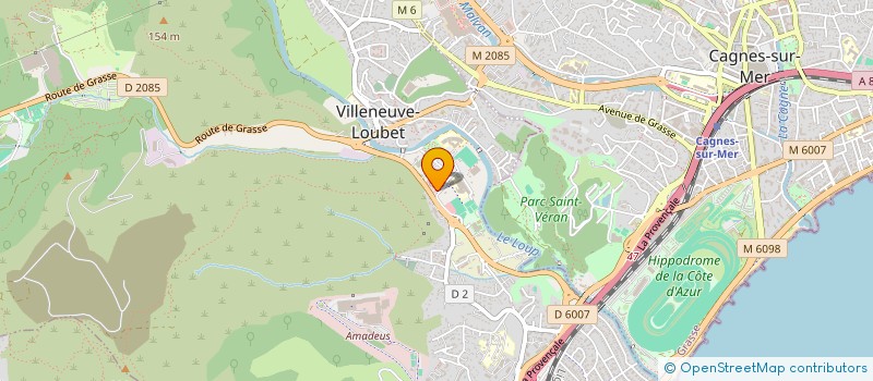 localisation de l'entreprise MONSIEUR VINCENT POIZE  VILLENEUVE-LOUBET