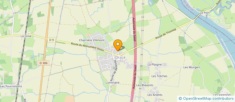 localisation de l'entreprise MONSIEUR VINCENT POLLOSSE  SAINT-ETIENNE-SUR-CHALARONNE